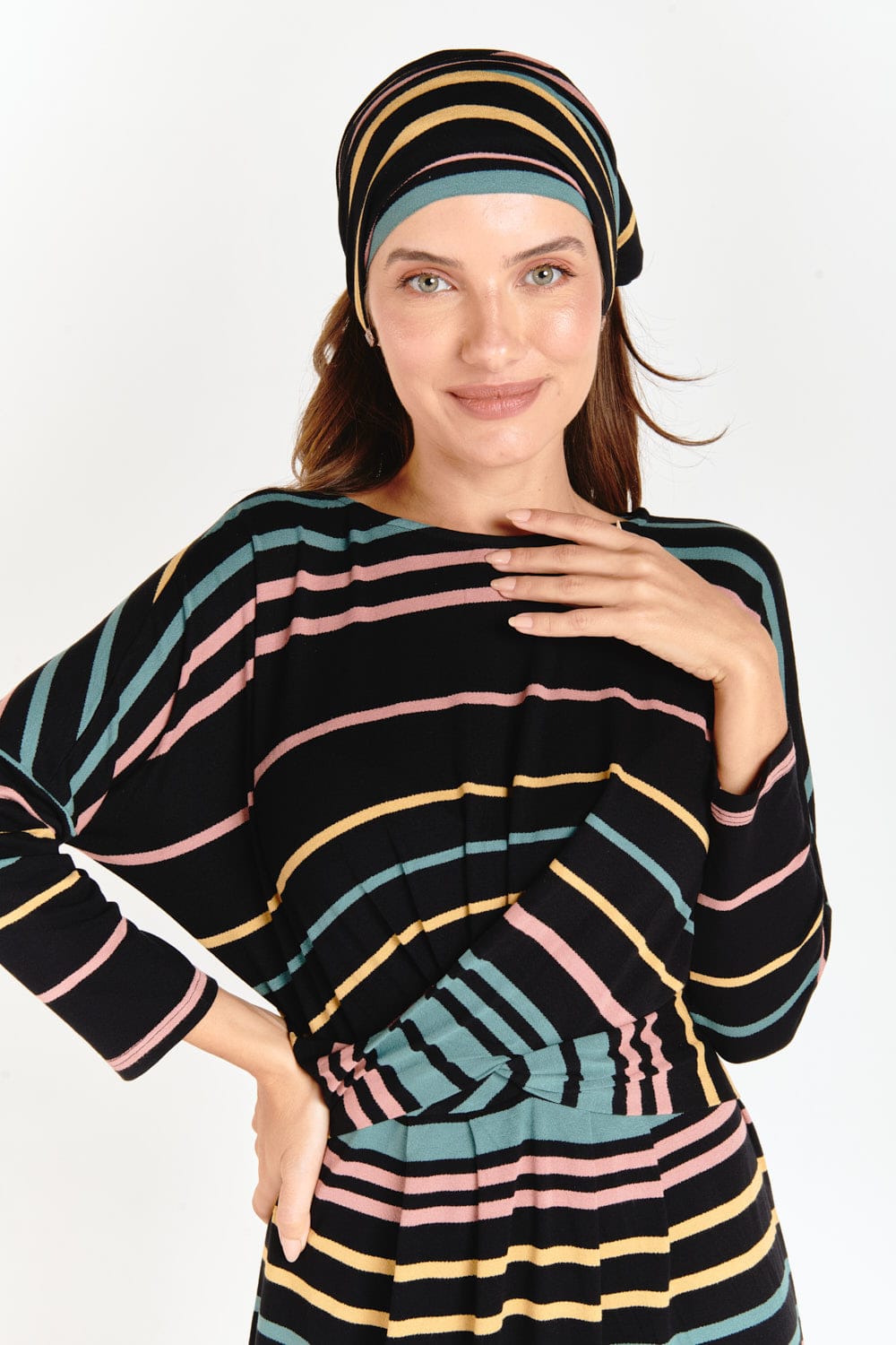 Colorful Stripes Maxi Headband