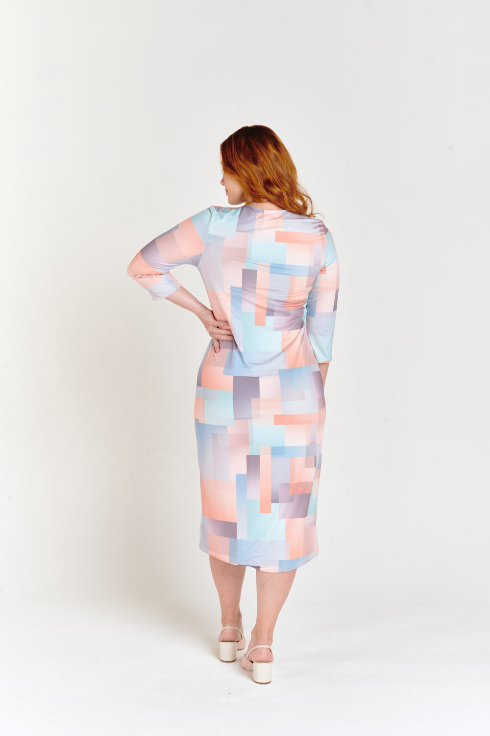 Abstract & Blue Sky Reversible Dress