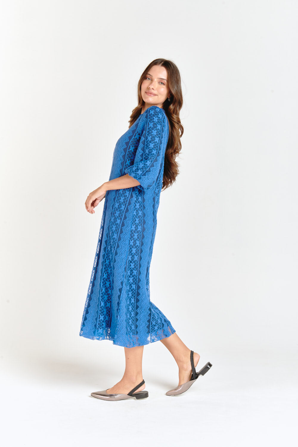 Blue Lace Dress