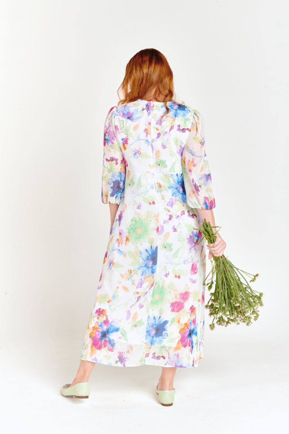 Puff Sleeve Dress Blossom