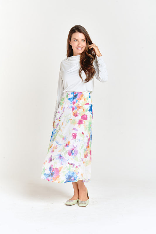 High Waisted Skirt Blossom