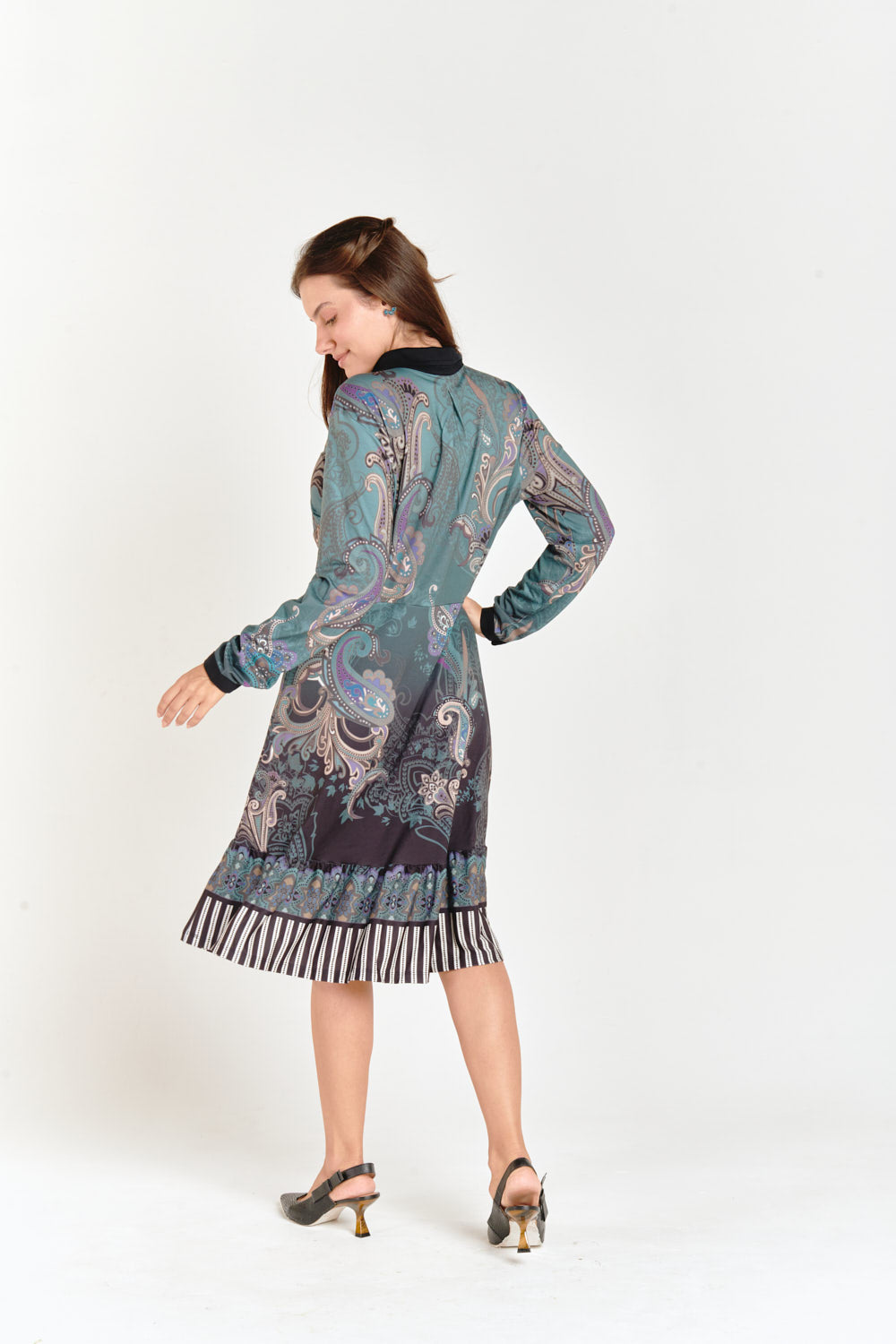 Polo Paisley Pattern Dress