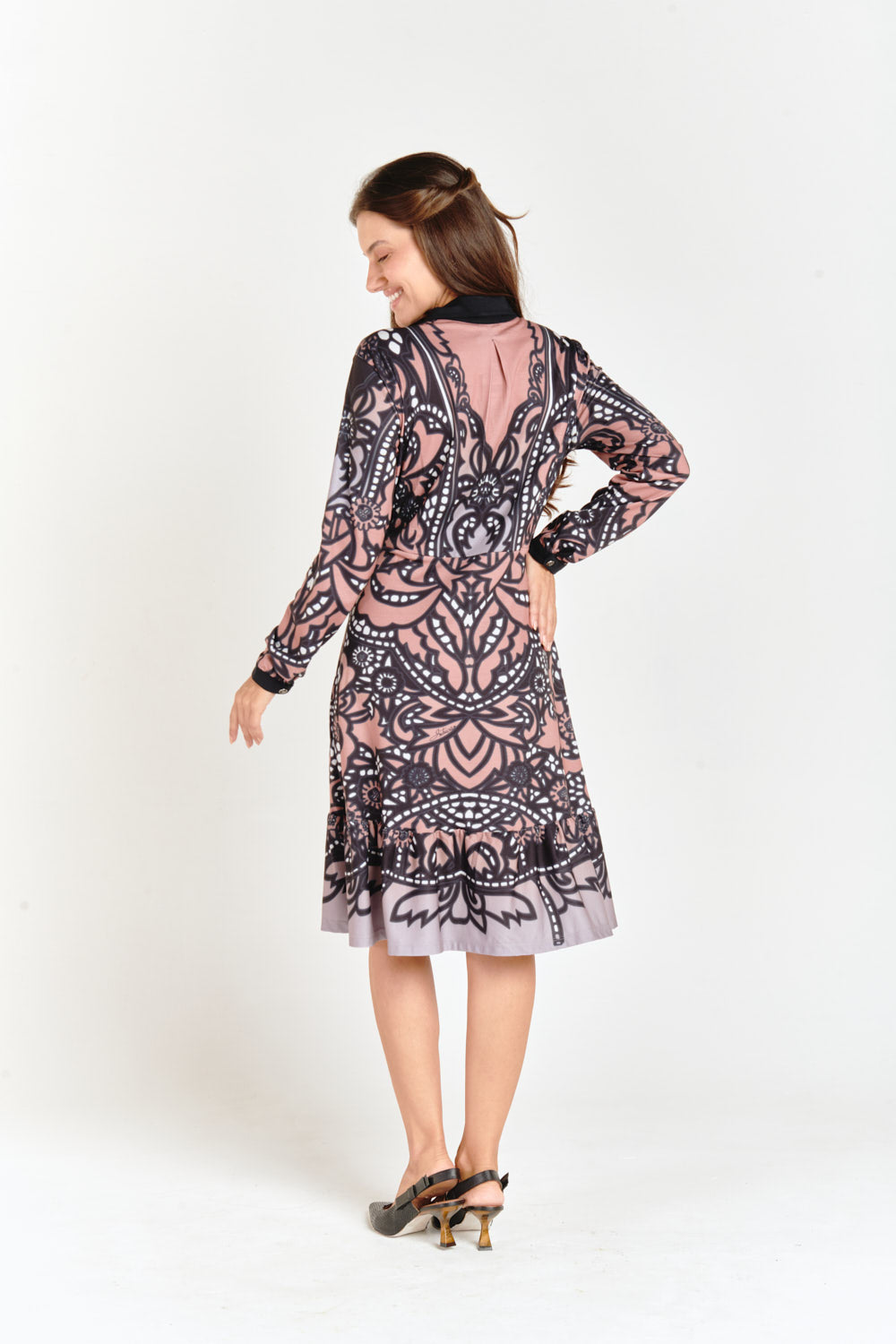 Polo Abstract Print Dress