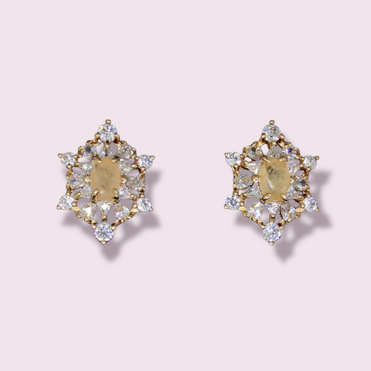 Gold Star Earrings