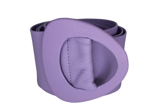 Women Lavender Leather Belt