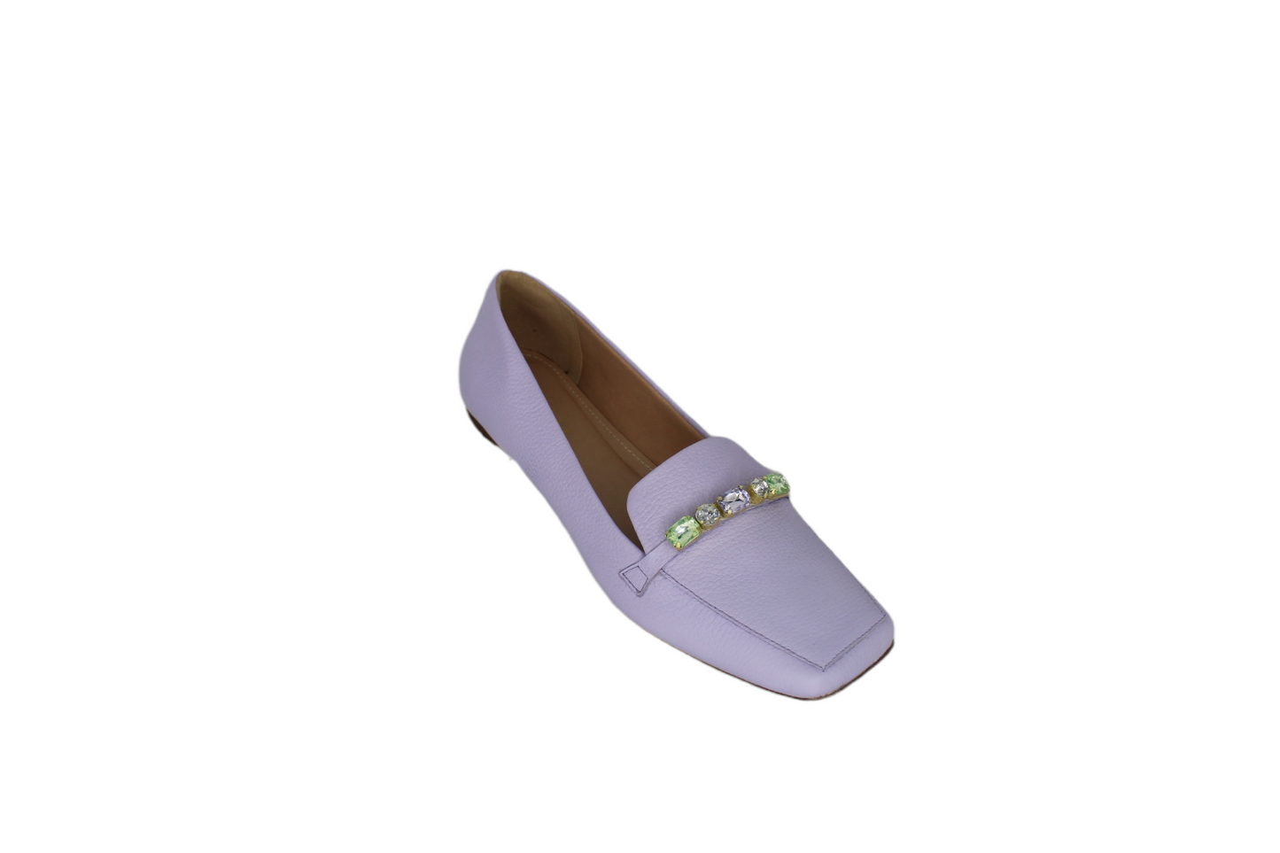 Loafer Lavender Leather Gemstone