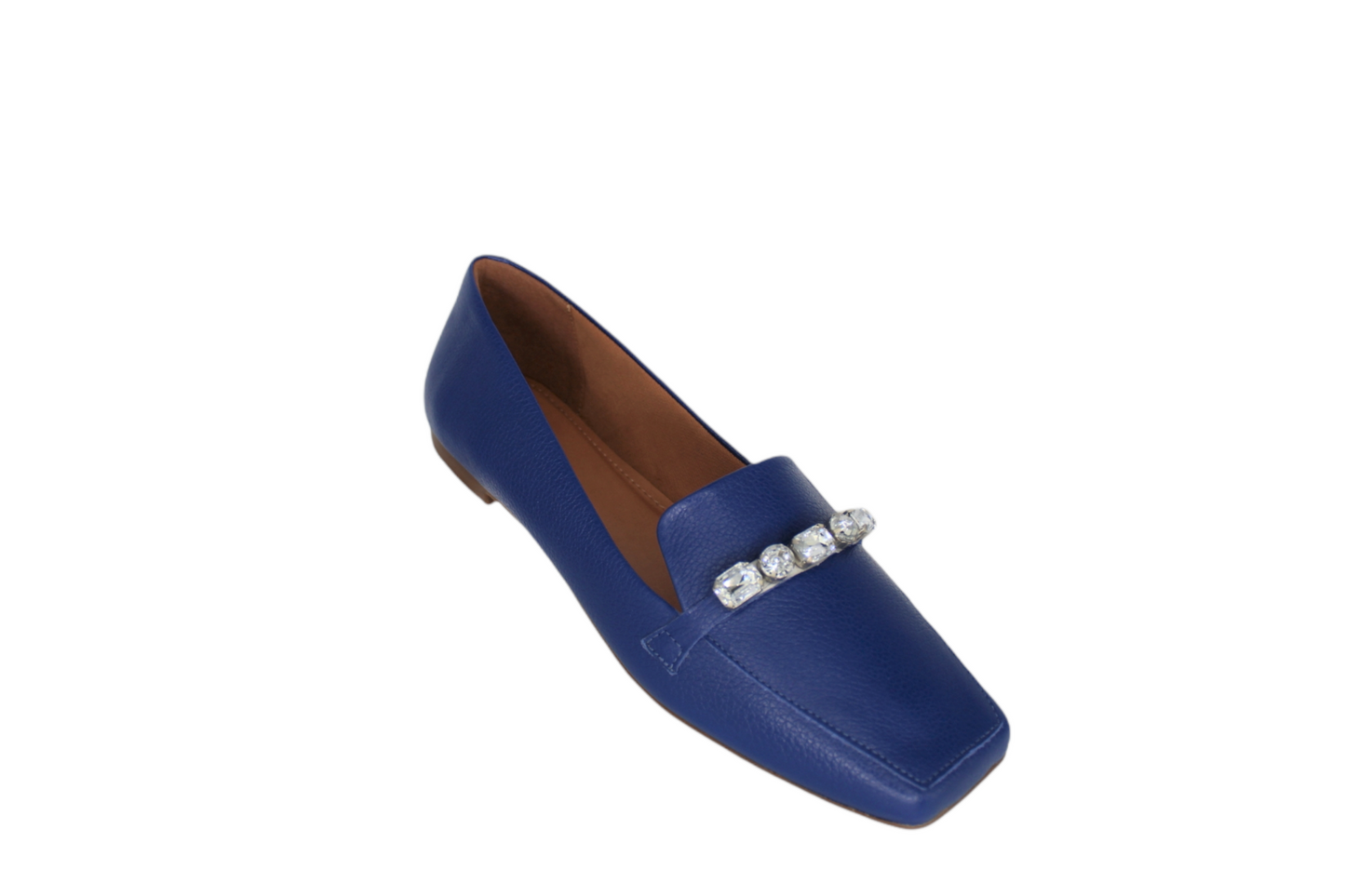 Loafer Royal Blue Leather Gemstone