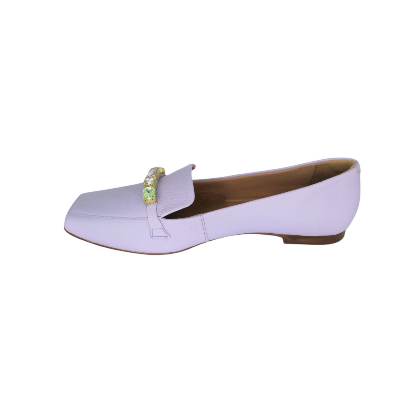 Loafer Lavender Leather Gemstone